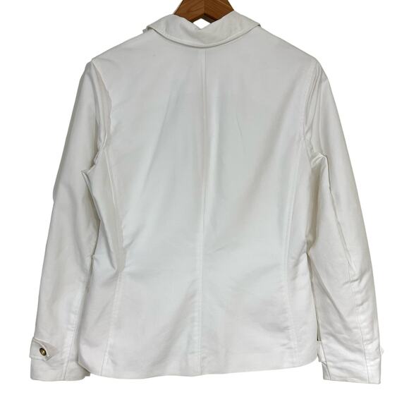 Lauren Ralph Lauren White Military Style Jacket Size Small - Picture 6 of 13